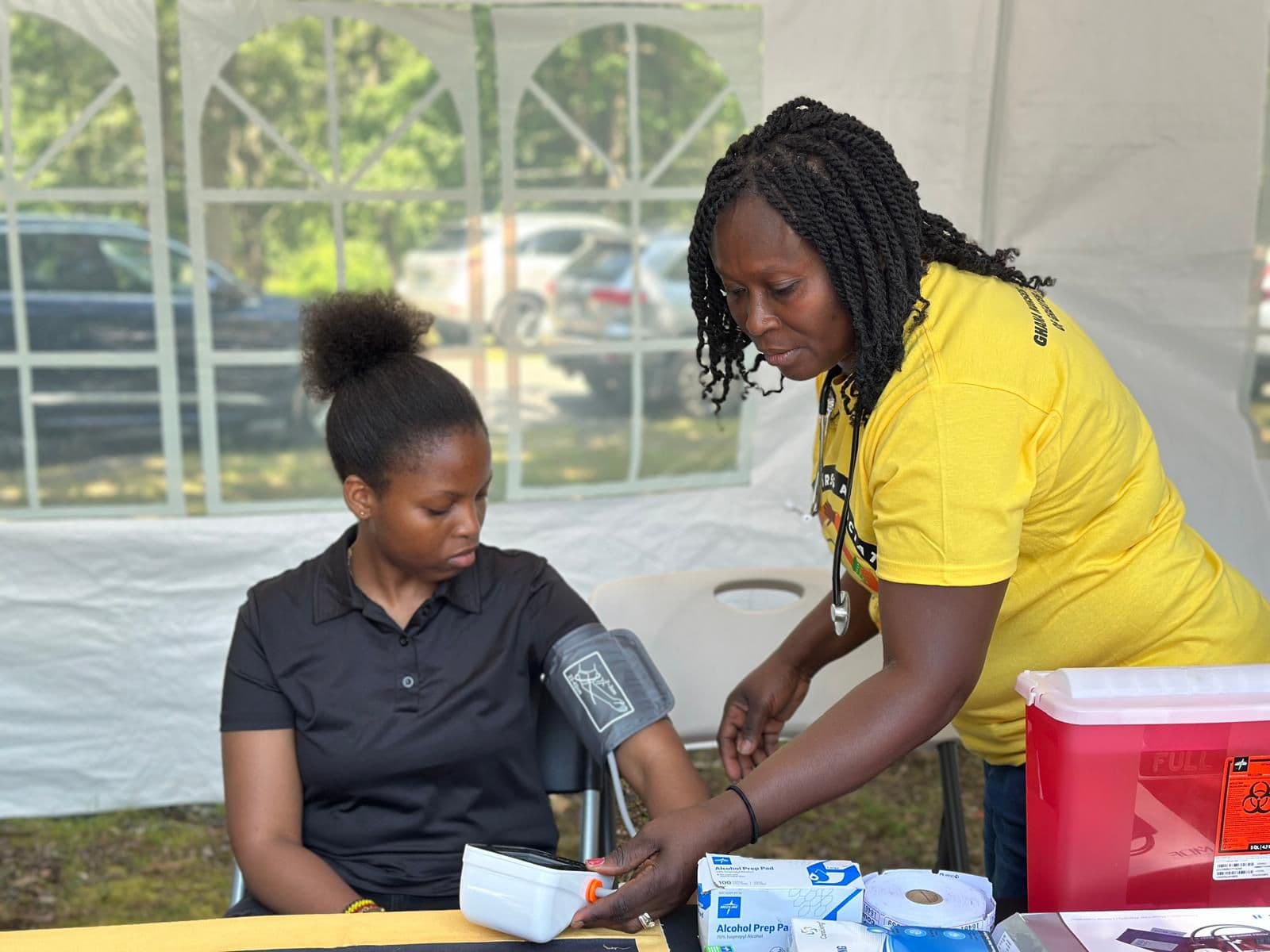 Health screening volunteers